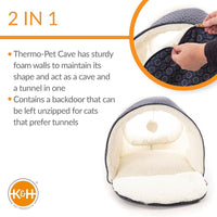 K&H Heated Cat Cave Bed
