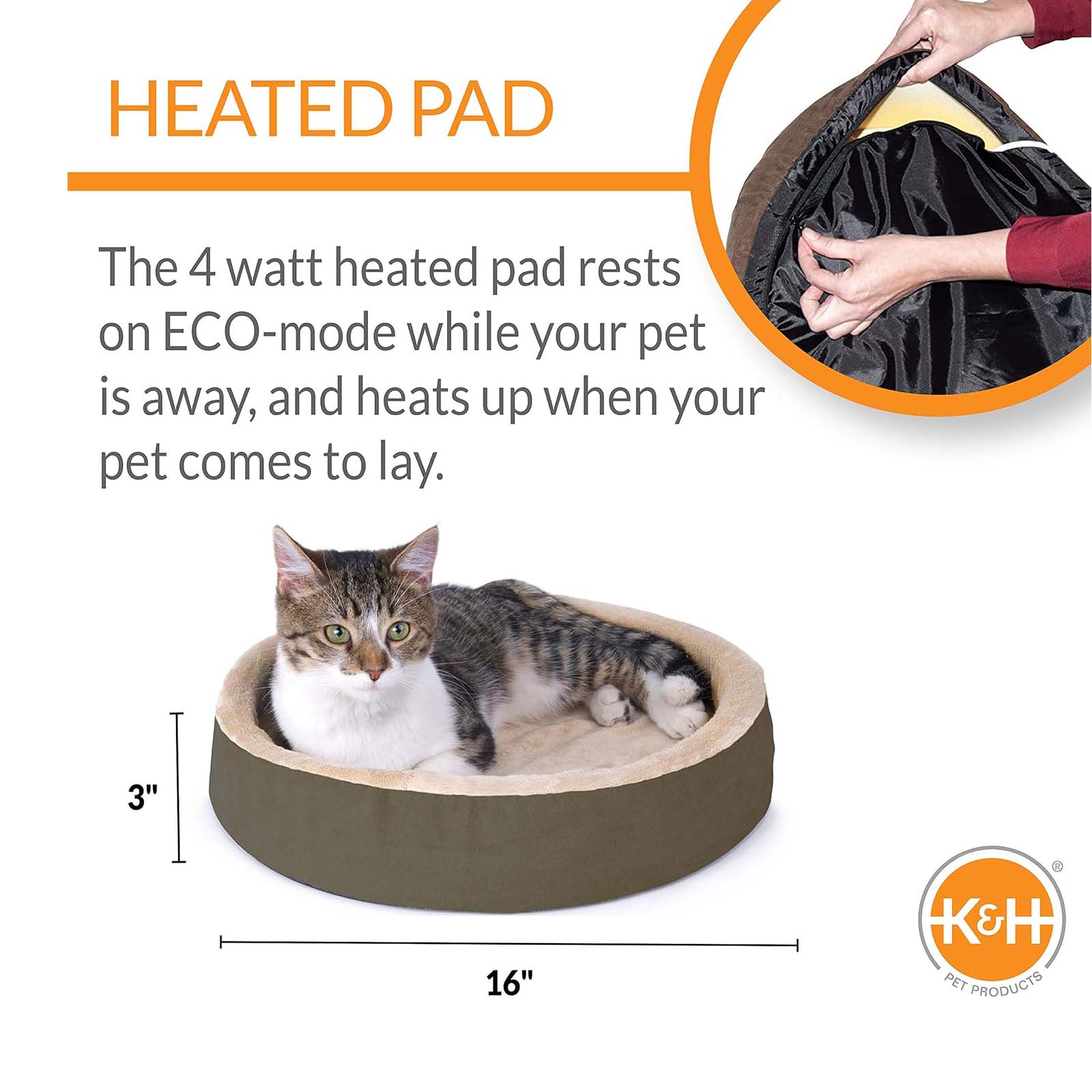 K&H Cuddle Up Cat Bed