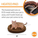 K&H Thermo-Kitty Plush Heated Cat Bed