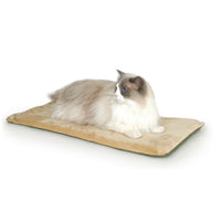 K&H Thermo-Kitty Heated Cat Mat - Sage/Tan