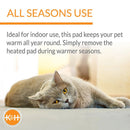 K&H Thermo-Kitty Heated Cat Mat - Sage/Tan