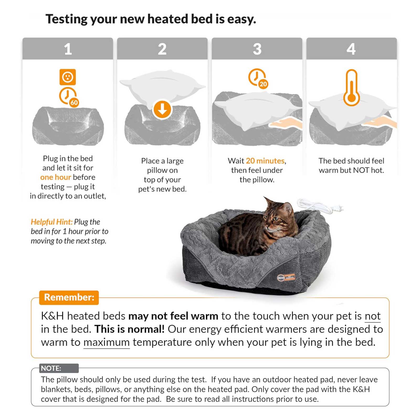 K&H Thermo-Pet Heated Pet Bed