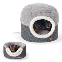 K&H Heated Cat Nest & Cave Bed