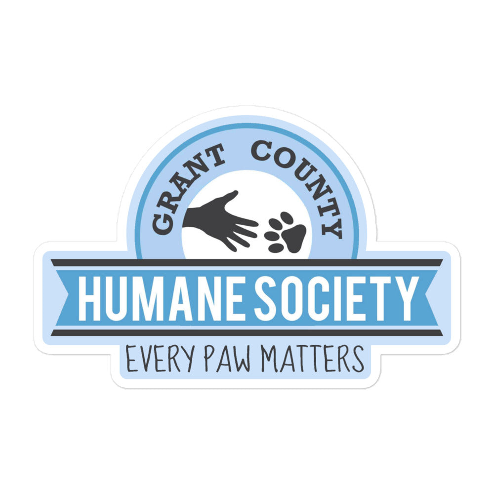 Grant County Humane Society Sticker
