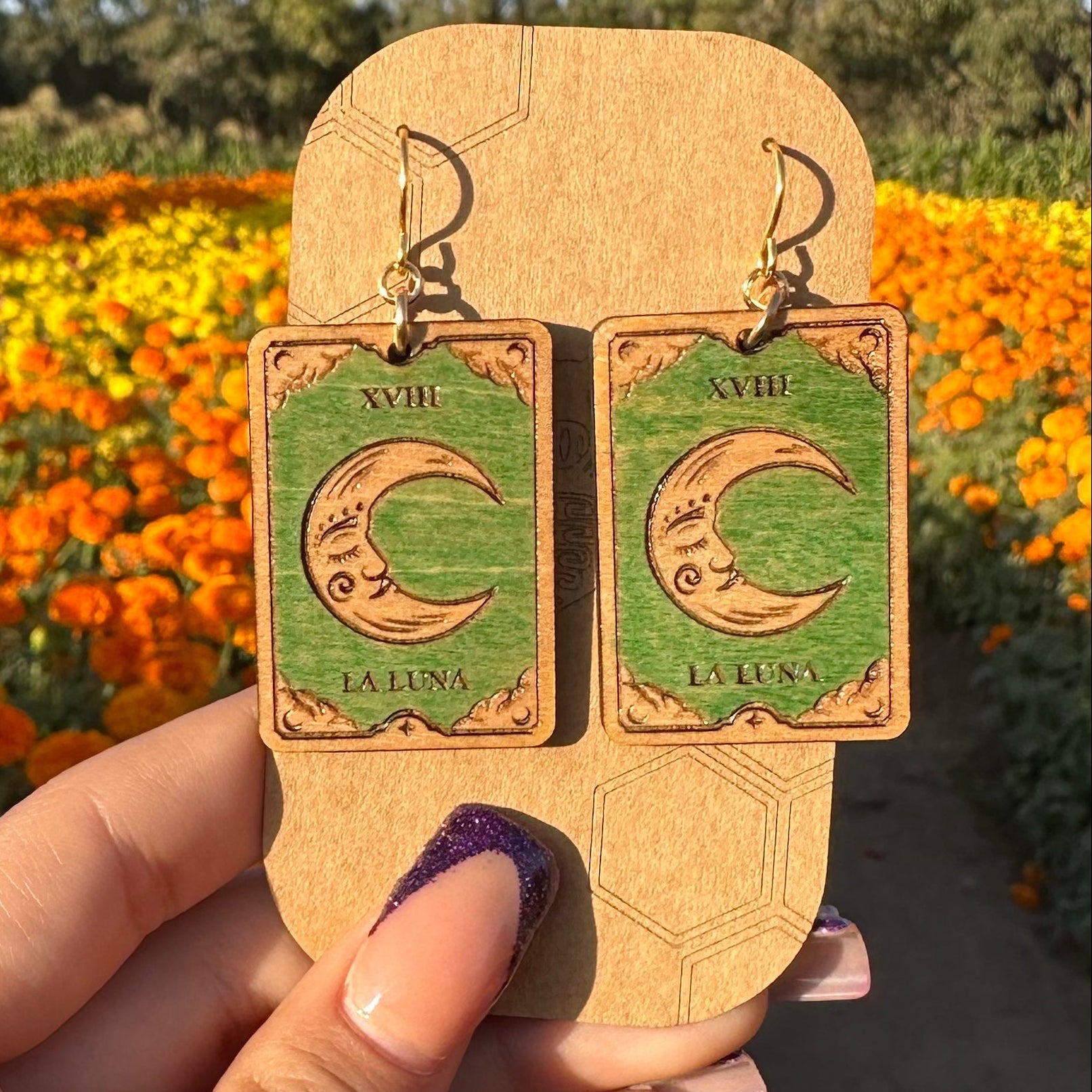 La Luna Tarot Earrings