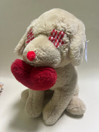 LARGE Hearts, Love & Candy Dog Toys Squeak & NO Squeak