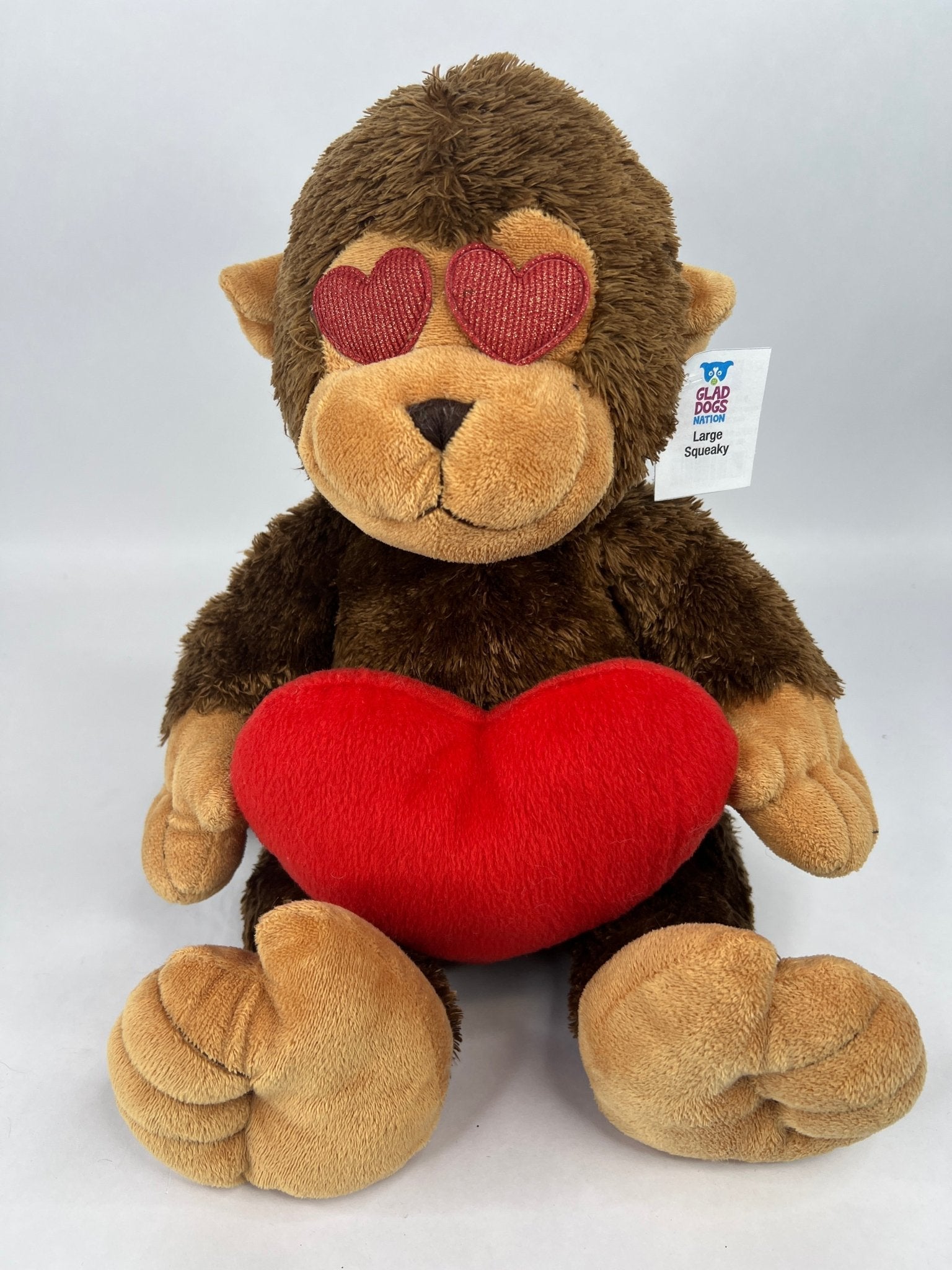 LARGE Hearts, Love & Candy Dog Toys Squeak & NO Squeak