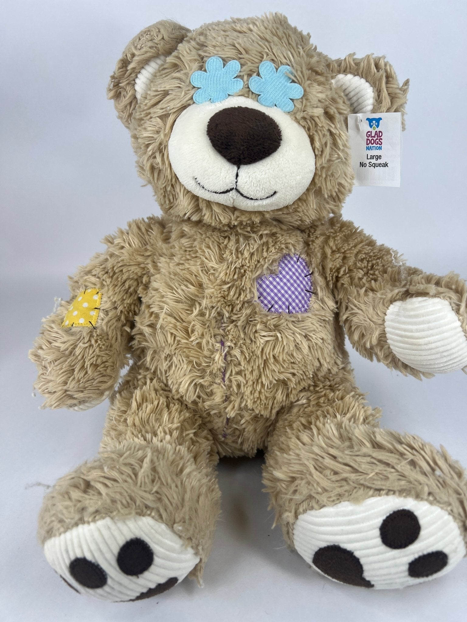 Large NO SQUEAK Plush Dog Toys - Dogs 50-80 lbs