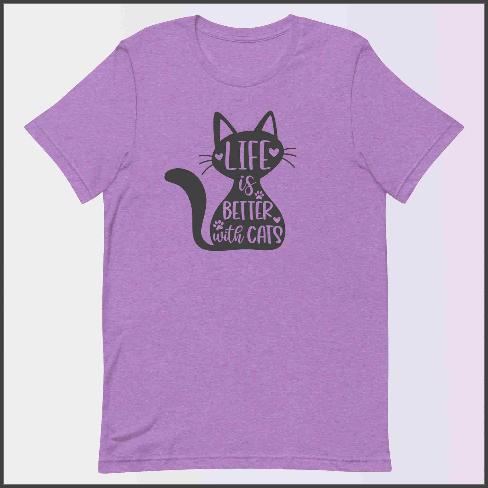 Life is Better with Cats Unisex T-shirt