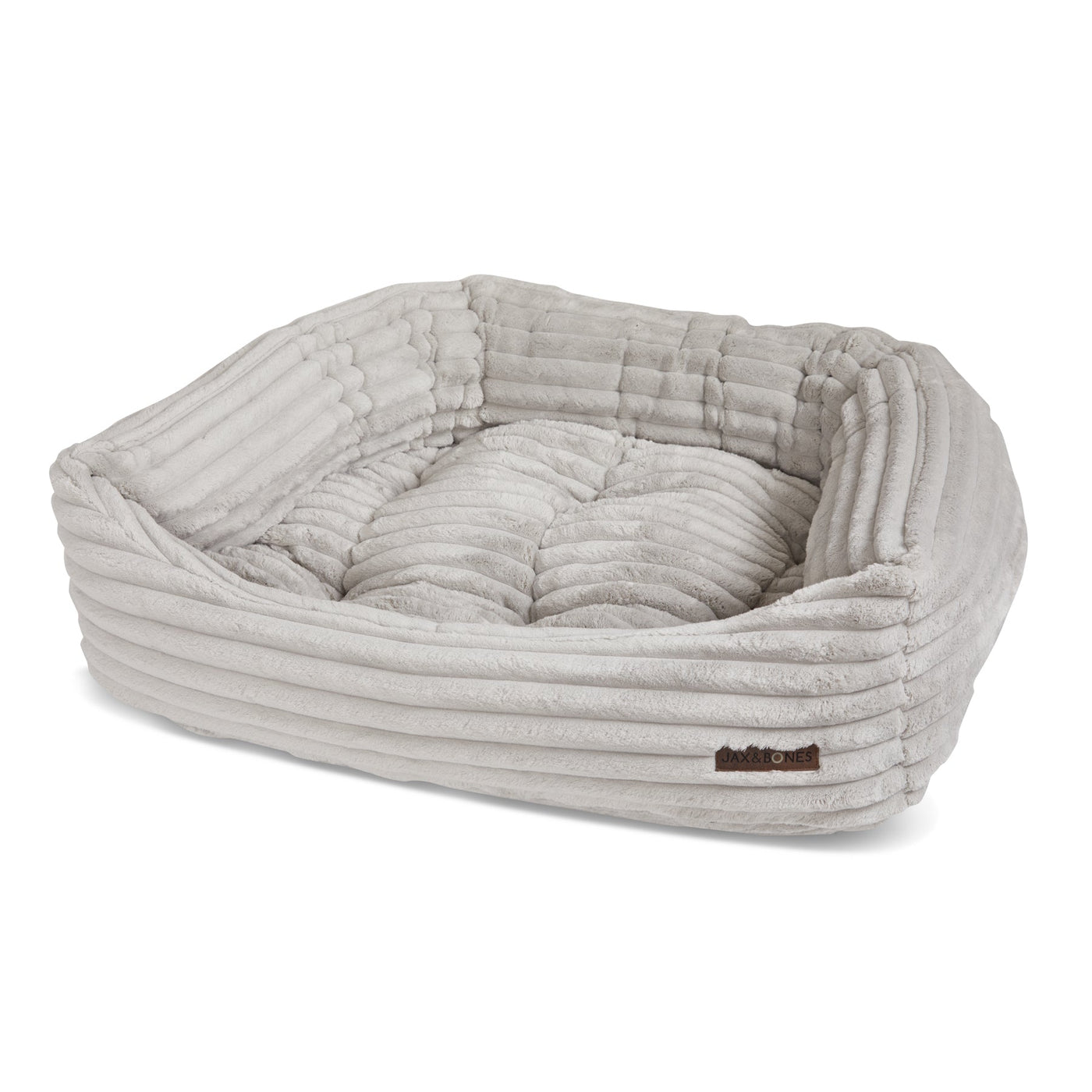 Luna Grey Napper Dog Bed by Jax & Bones