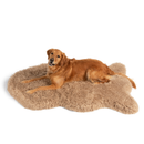 PupRug® Luxe Faux Fur Orthopedic Dog Bed: Plush Sheep Tan
