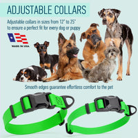 Biothane Waterproof Dog Collar - Magnetic Quick Release Buckle