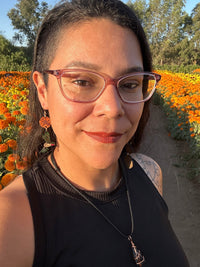 Marigold Hummingbird Earrings