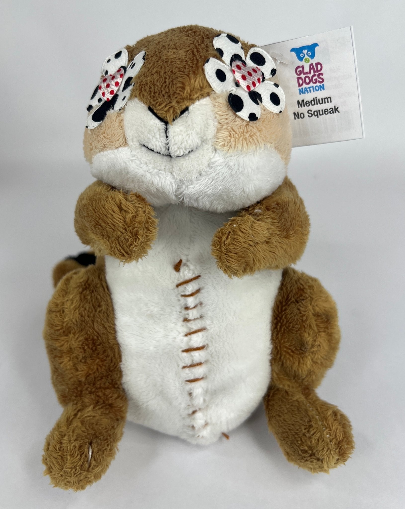Medium NO SQUEAK Plush Dog Toys - Dogs 20-50 lbs
