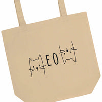 Meow Kitty Eco-friendly Tote Bag