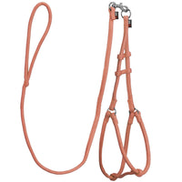 Comfort Microfiber Round Step-In Dog Harness + Dog Lead