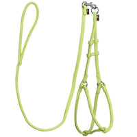 Comfort Microfiber Round Step-In Dog Harness + Dog Lead