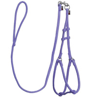 Comfort Microfiber Round Step-In Dog Harness + Dog Lead