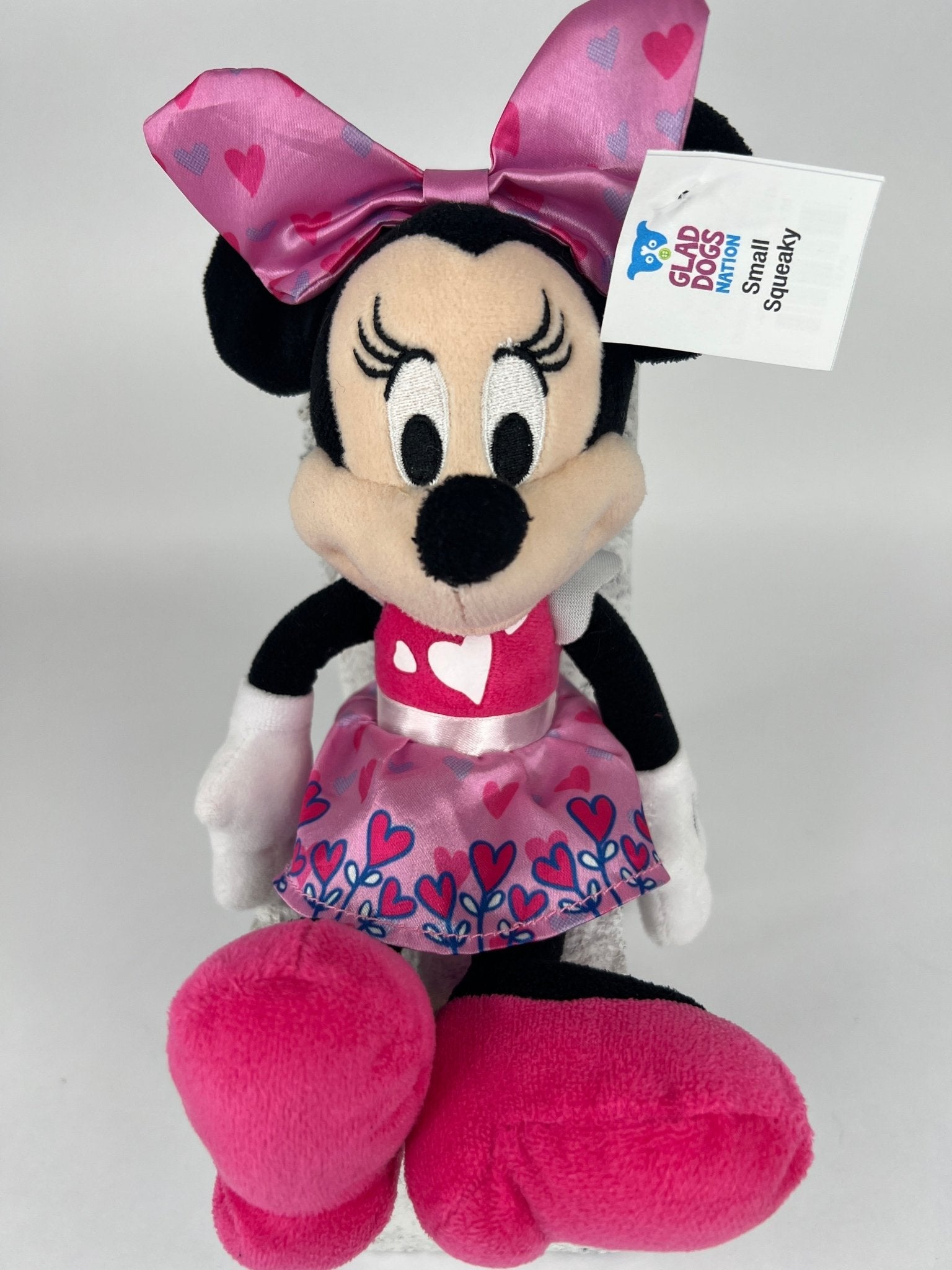 Minnie Mouse Stuffed Dog Toys: Squeak & NO Squeak, All Sizes
