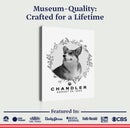 Pet Memorial Portrait Monochrome Sign