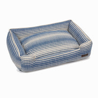 Hampton Navy Lounge Dog Bed by Jax & Bones