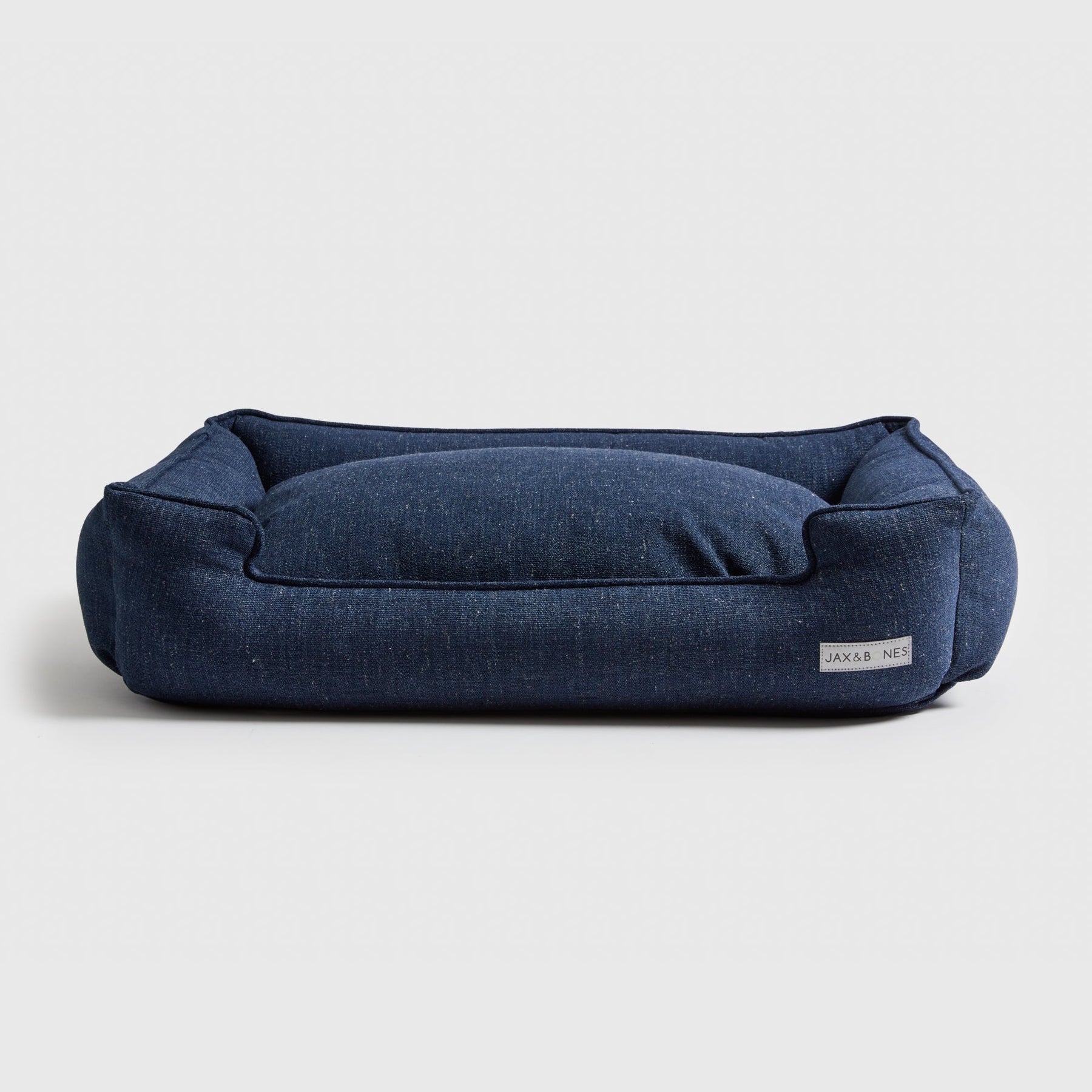 Warby Navy Lounge Dog Bed by Jax & Bones