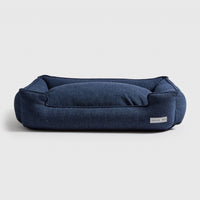 Warby Navy Lounge Dog Bed by Jax & Bones