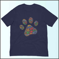 Spay and Neuter Paw Print Unisex T-shirt