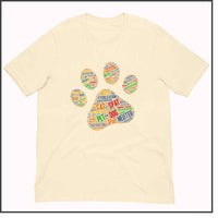 Spay and Neuter Paw Print Unisex T-shirt