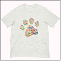 Spay and Neuter Paw Print Unisex T-shirt