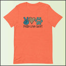 Peace Love Adopt Unisex T-shirt