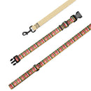 Plaid and Speckles Dog Collar & Leash