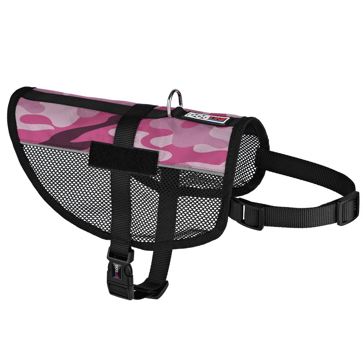 MaxAire Mesh Dog Vest Harness - 2 Hook & Loop Patch Fasteners