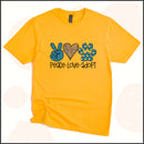 Peace Love Adopt Unisex Youth T-shirt