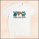 Peace Love Adopt Unisex Youth T-shirt