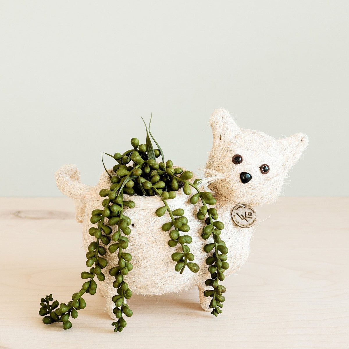 Baby Cat Planter - Handmade Pot | LIKHÂ