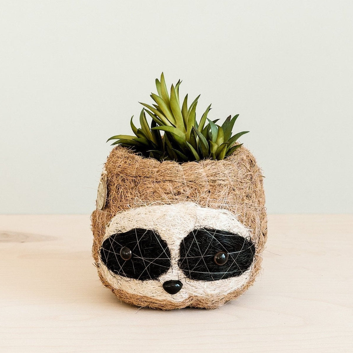 Three-tone Sloth Coco Coir Planter - Handmade Planters | LIKHÂ