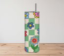 Retro Flowers Tumbler