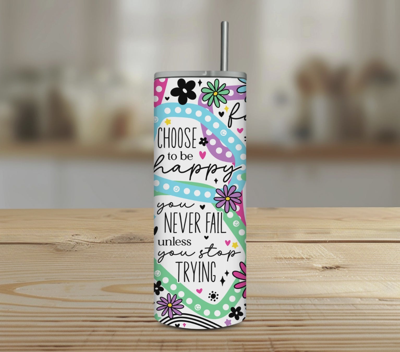 Positive Quotes Tumbler