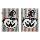 Jack-o'-Lantern Halloween Kitchen Towels – Set of 2