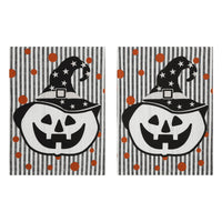 Jack-o'-Lantern Halloween Kitchen Towels – Set of 2