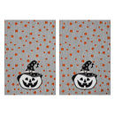 Jack-o'-Lantern Halloween Kitchen Towels – Set of 2