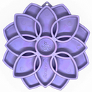 Mandala SOFT Slow Feeder Dog Bowl for Enrichment - 8" diameter x 1" deep