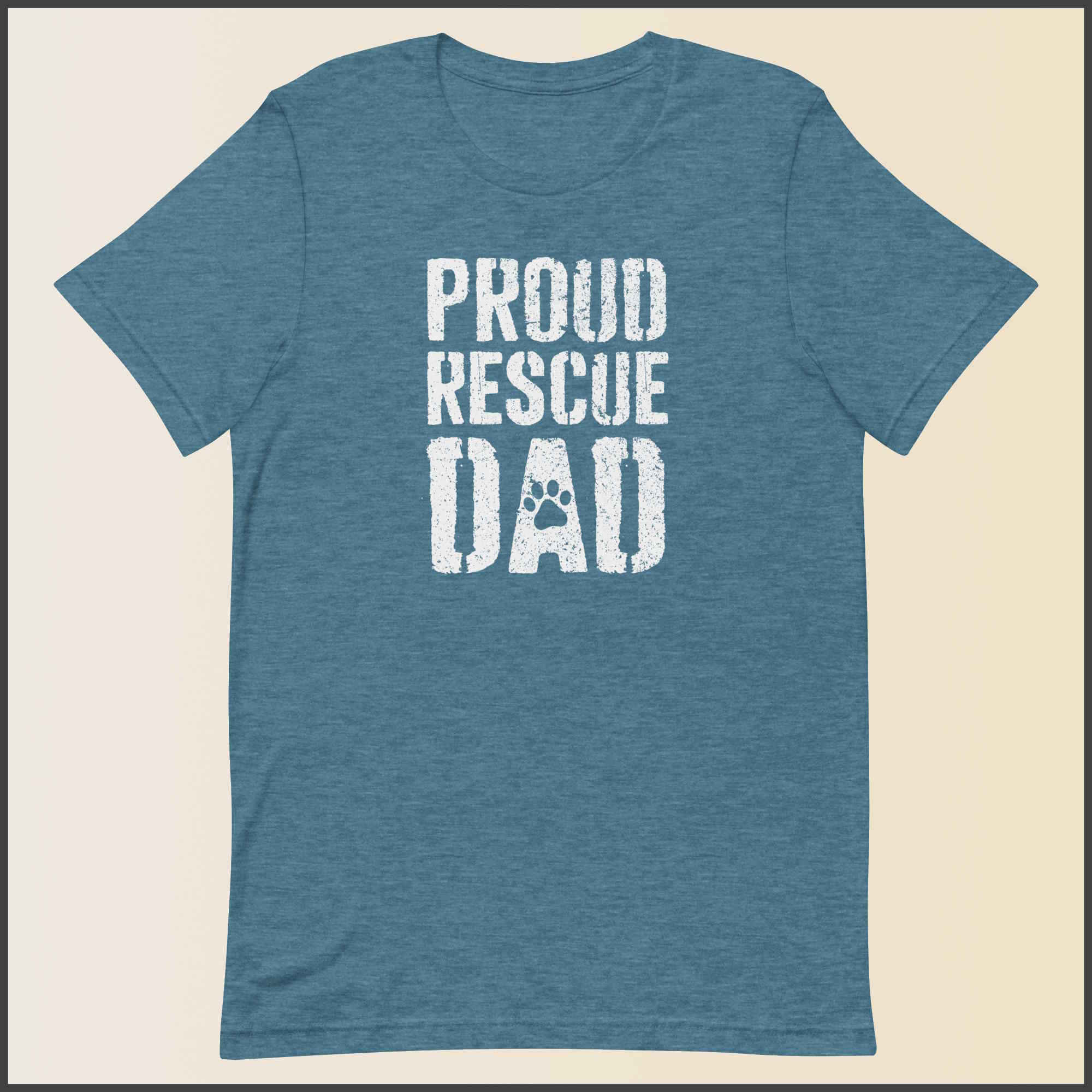 Proud Rescue Dad Unisex T-shirt