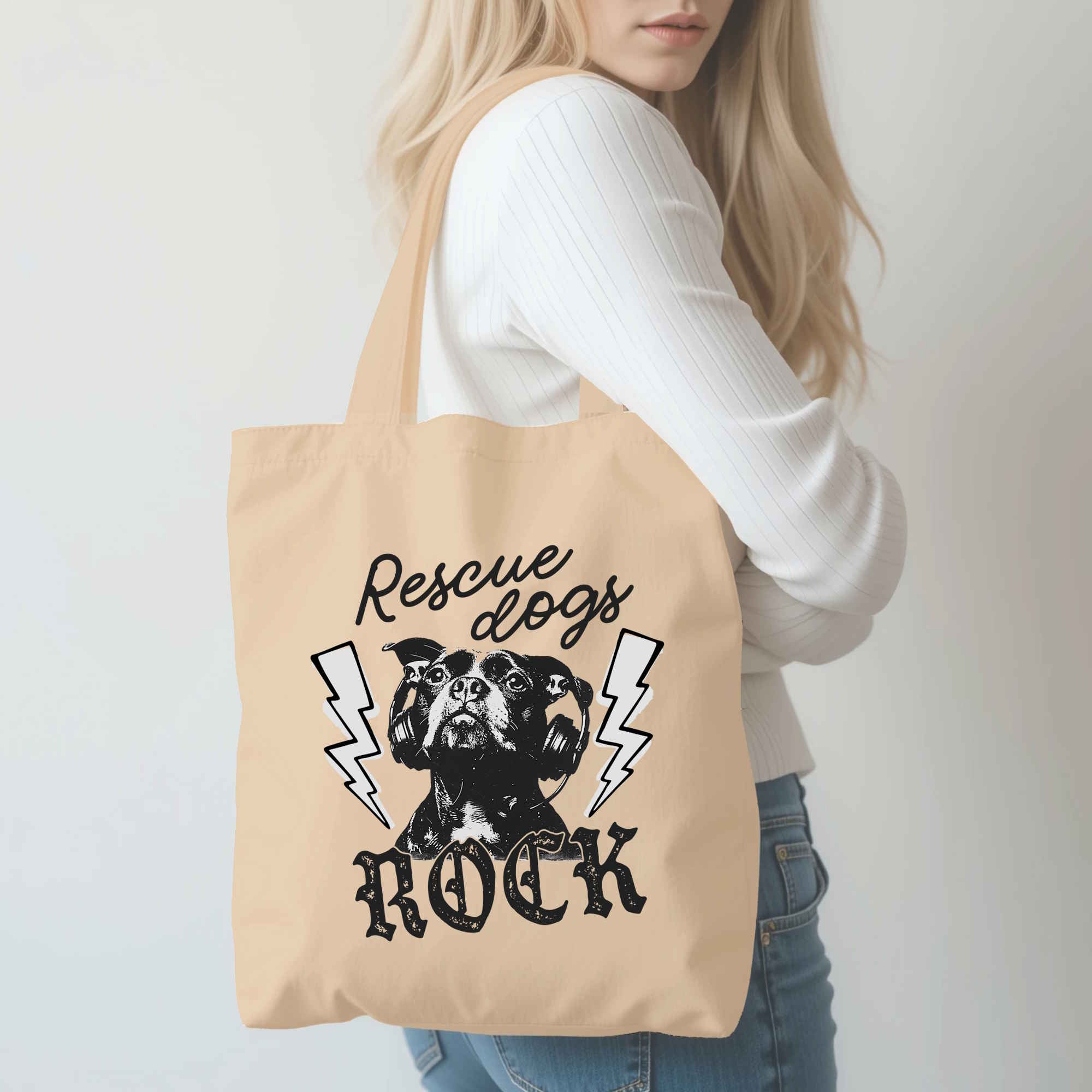 Rescue Dogs Rock Eco-friendly Tote Bag