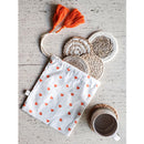 Hand-made Coaster Set in Heart Gift Bag