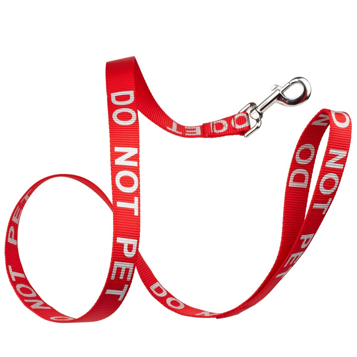 Reflective Nylon Dog Leash: ESA, Service Dog, Adopt Me, Do Not Pet, Therapy Dog