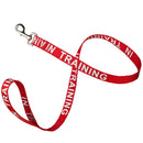 Reflective Nylon Dog Leash: ESA, Service Dog, Adopt Me, Do Not Pet, Therapy Dog