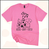 Rescue Adopt Foster Unisex Youth T-shirt