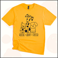 Rescue Adopt Foster Unisex Youth T-shirt